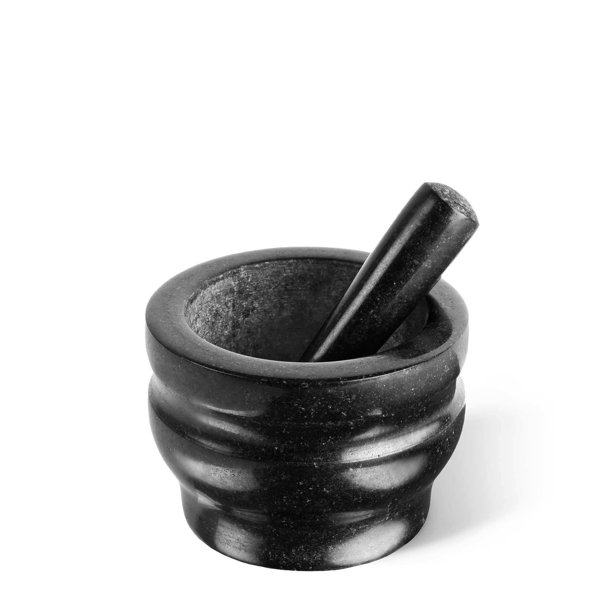COLE & MASON - Worcester Granite Pestle and Mortar - Ø 14 cm | Black