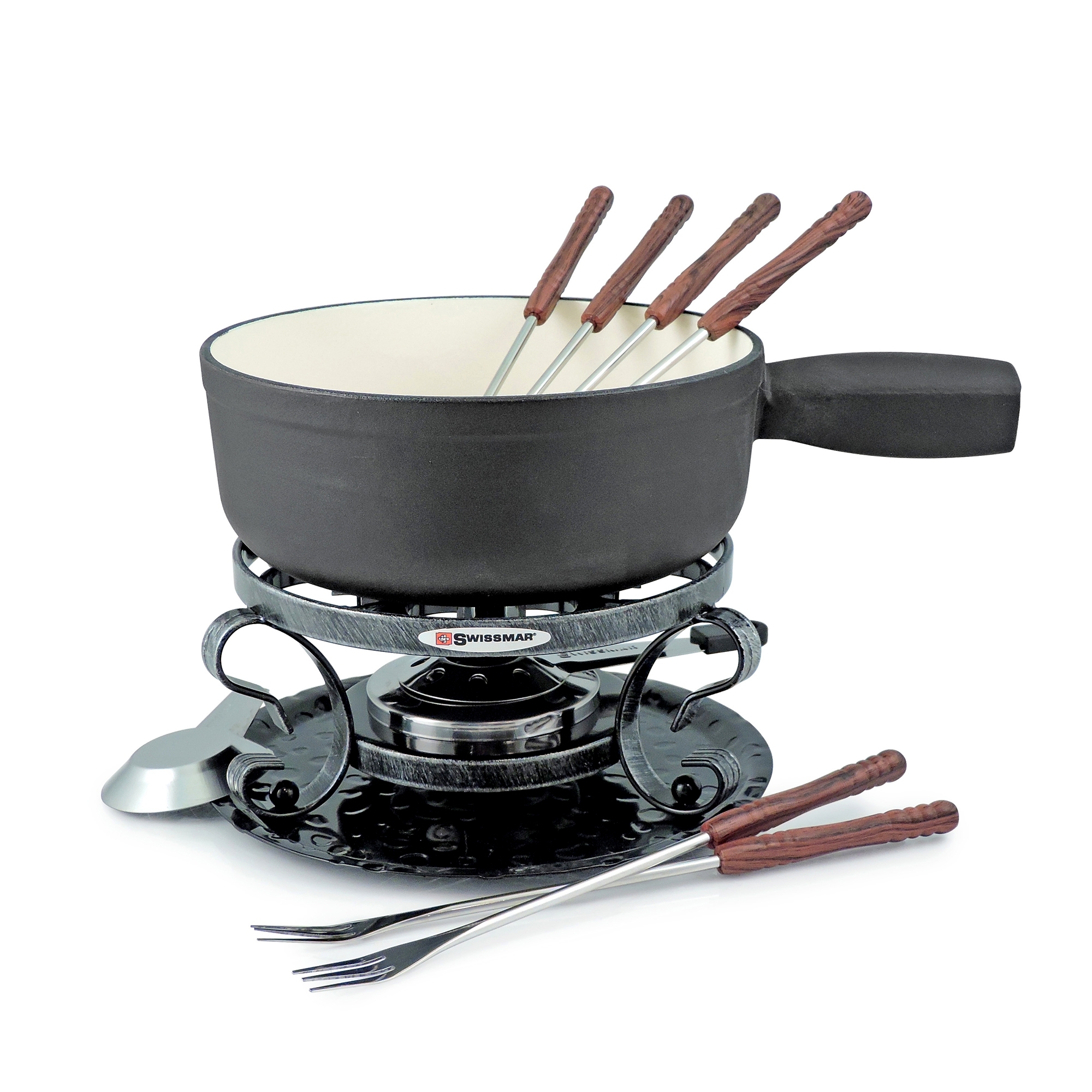Swissmar - Fondue Set Lugano - matt schwarz