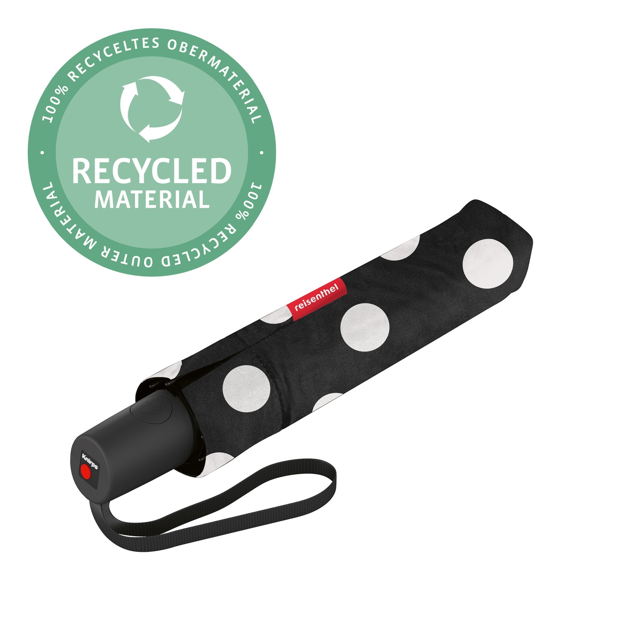 reisenthel - umbrella pocket duomatic - dots white