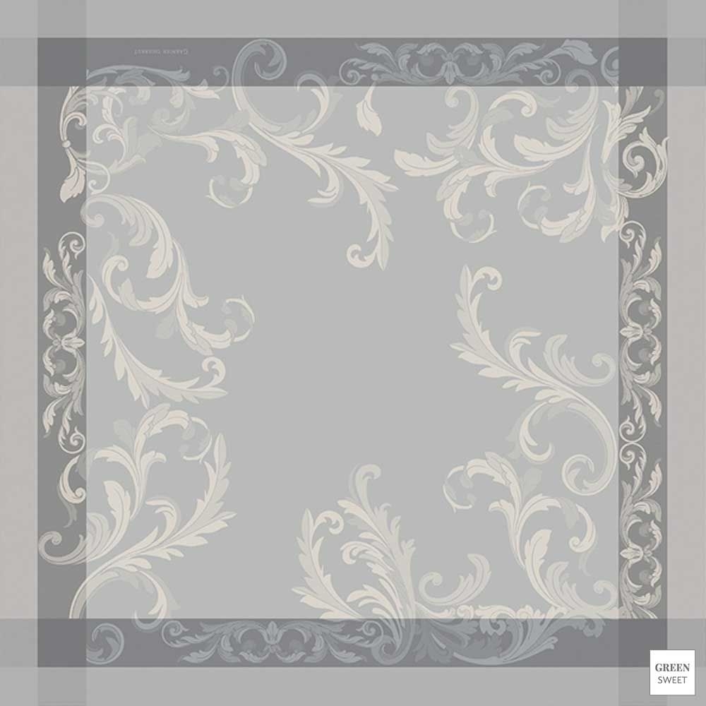 Garnier-Thiebaut Tablecloth - Acanto Platine - GS