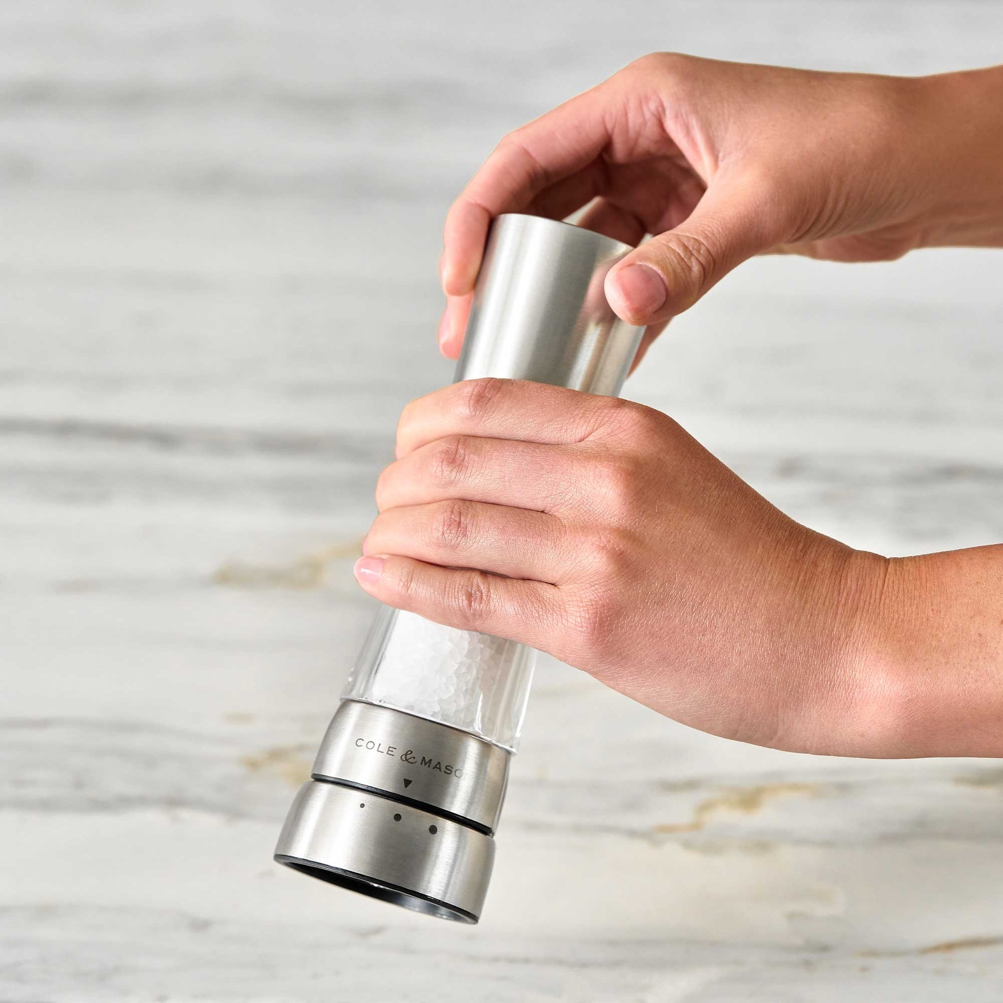 COLE & MASON - Derwent Salt Mill | Stainless steel