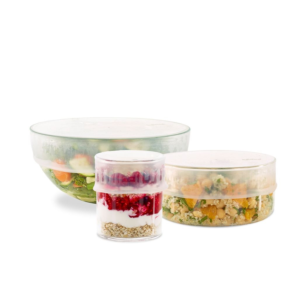 Lékué - silicone lids, set of 3 Lékué - silicone lids, set of 3