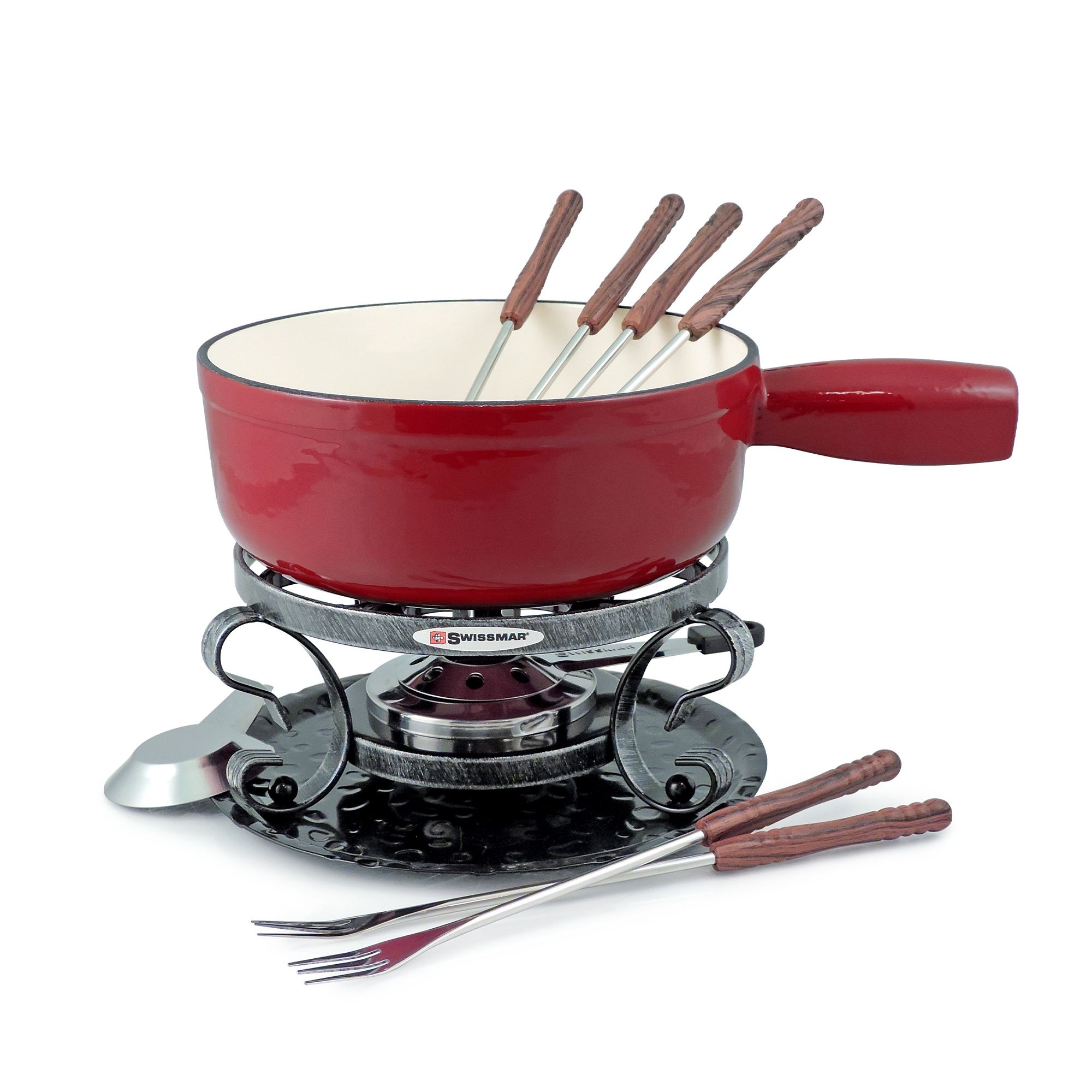 Swissmar - Fondue Set Lugano - kirschrot