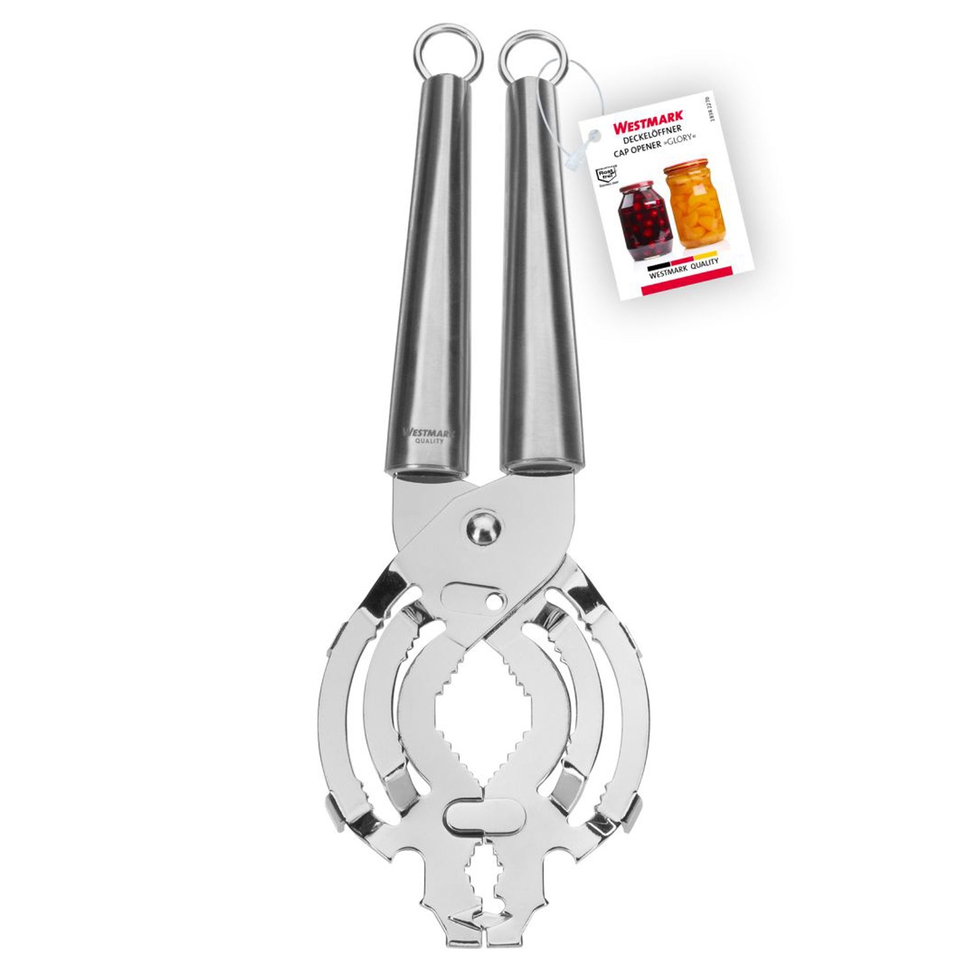 Westmark - "Glory" lid opener, stainless steel Westmark - "Glory" lid opener, stainless steel
