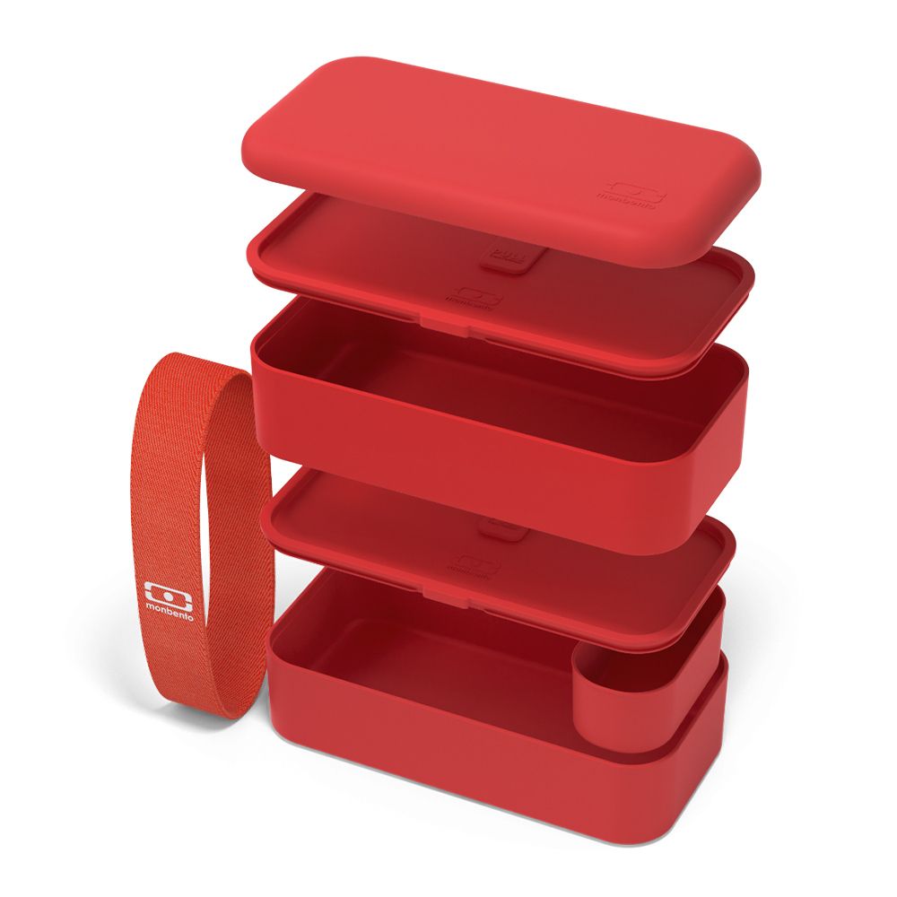 monbento - Original Bento Box podium red monbento - Original Bento Box podium red
