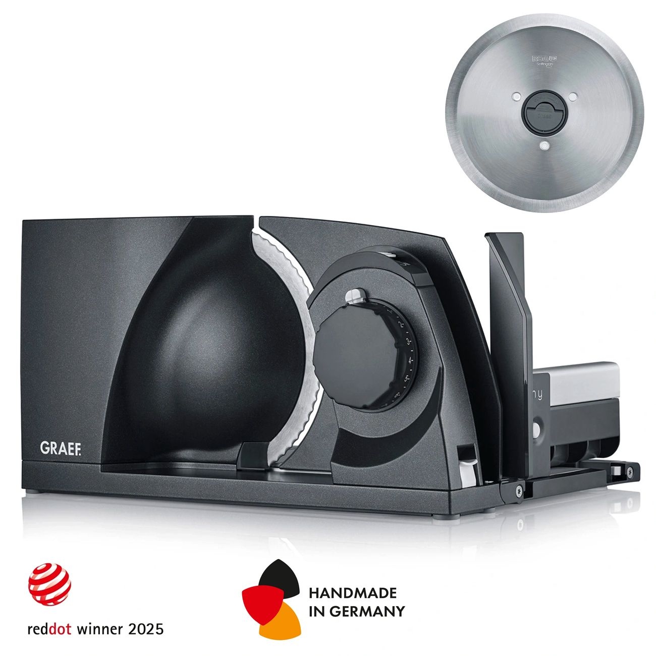 Graef - Foldable slicer Mytiny TWIN | Iron stone grey
