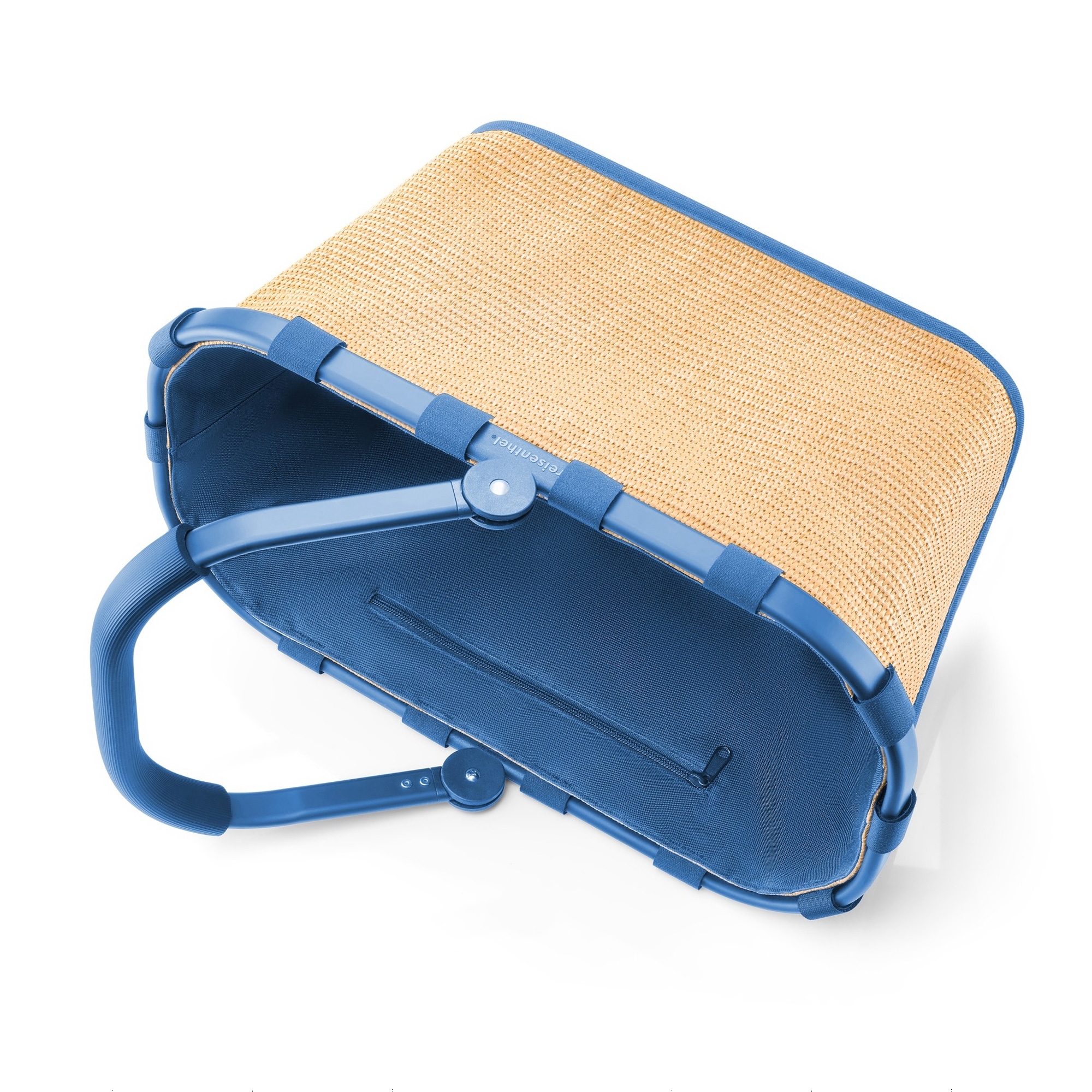 reisenthel - carrybag - frame raffia blue reisenthel - carrybag - frame raffia blue