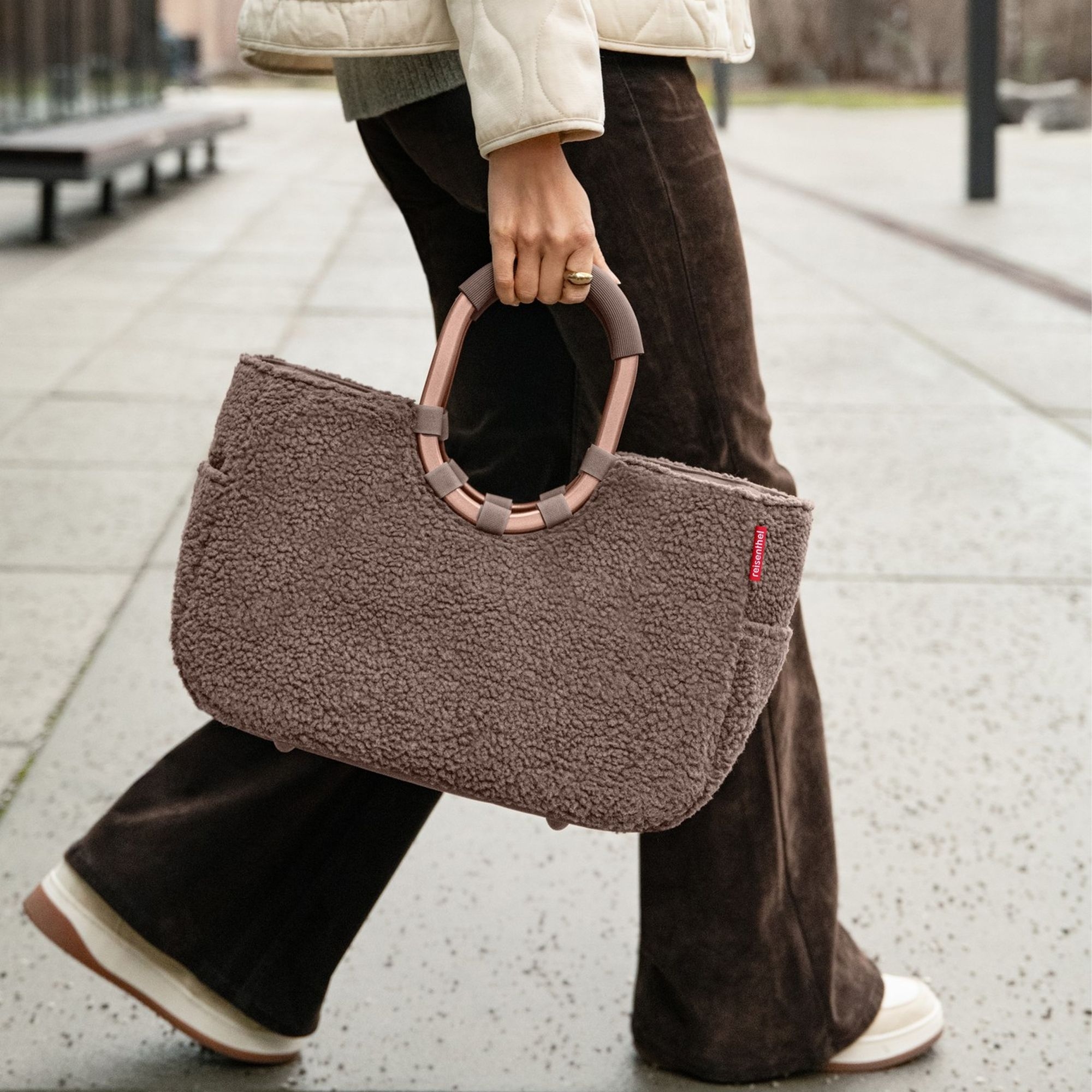 reisenthel - loopshopper M -  teddy chocolate