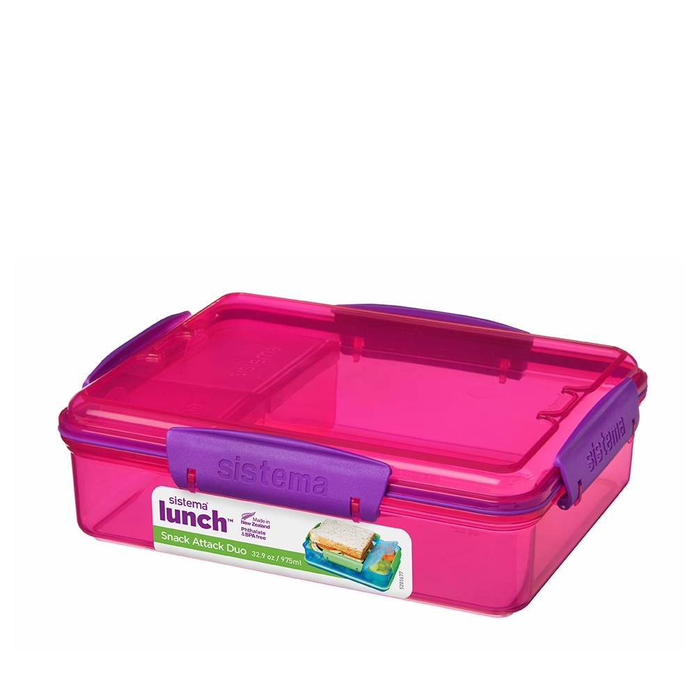sistema - Snack Attack Duo Lunch - 975 ml sistema - Snack Attack Duo Lunch - 975 ml
