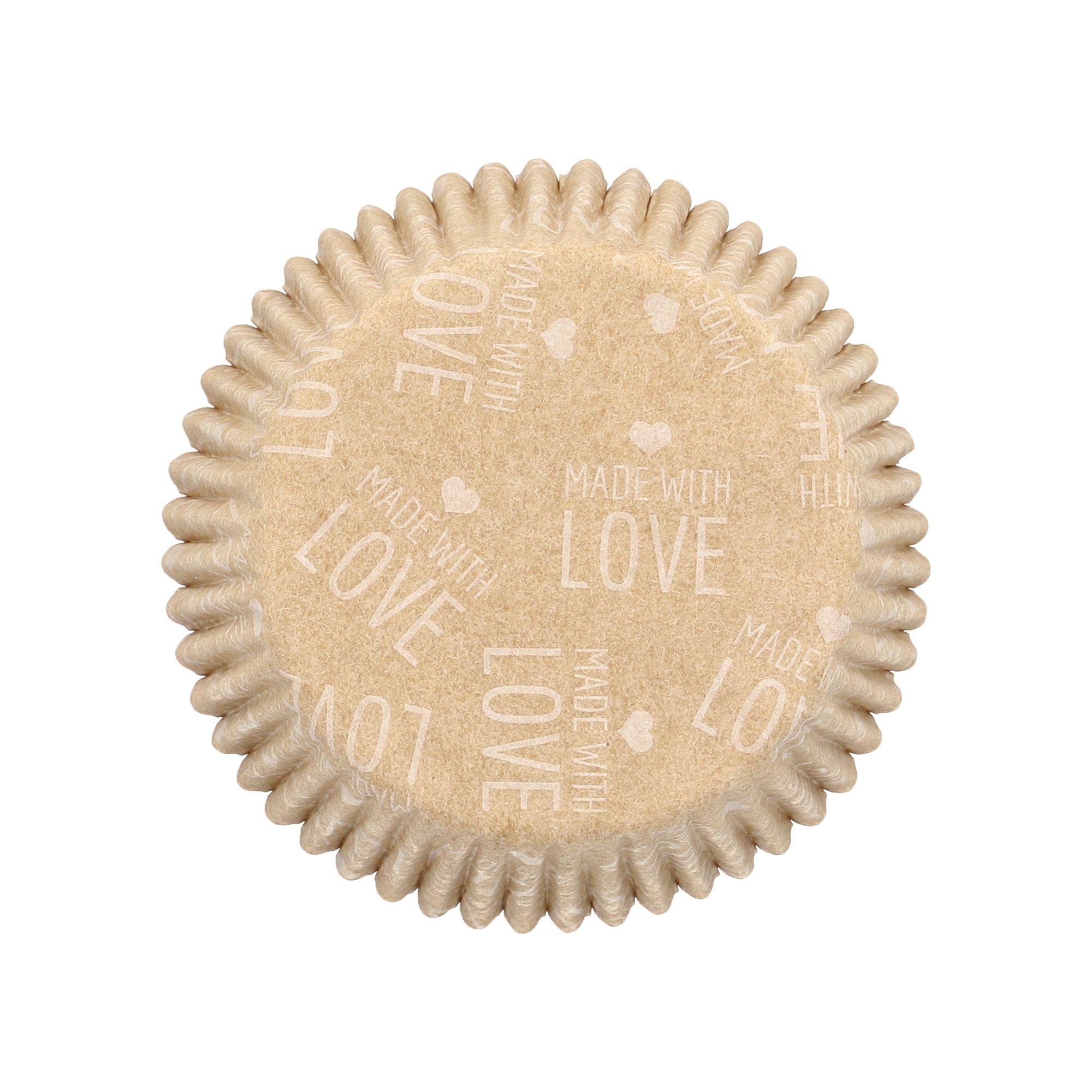 Birkmann Cause we care kraft baking cups, 75 pcs