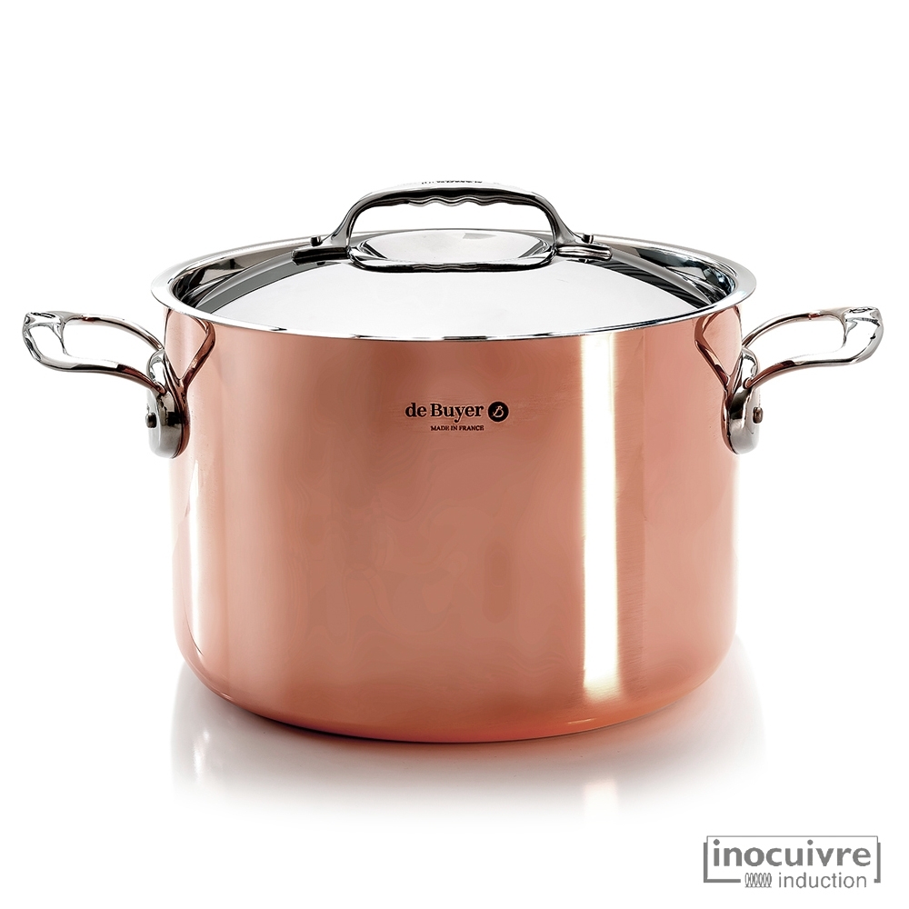 de Buyer - Copper High Stewpan 24 cm - Prima Matera de Buyer - Copper High Stewpan 24 cm - Prima Matera