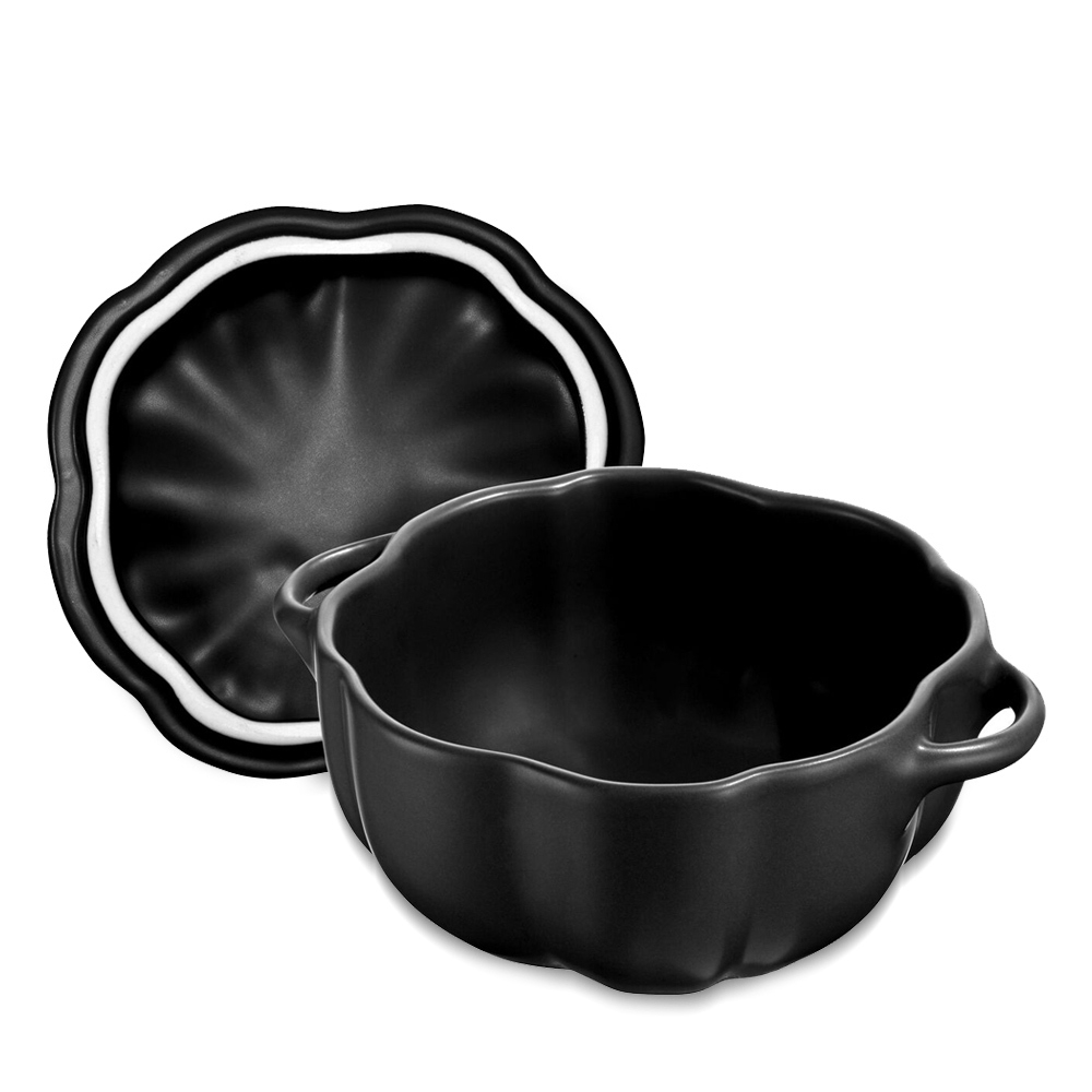 STAUB - Ceramique Cocotte | Kürbis | 15 cm | schwarz STAUB - Ceramique Cocotte | Kürbis | 15 cm | schwarz