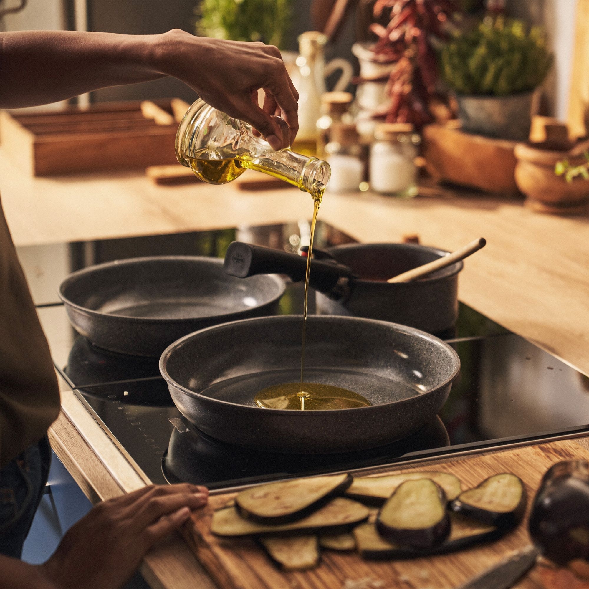 BALLARINI - frying pan set | Torre | 6 pcs. | round | aluminium BALLARINI - frying pan set | Torre | 6 pcs. | round | aluminium
