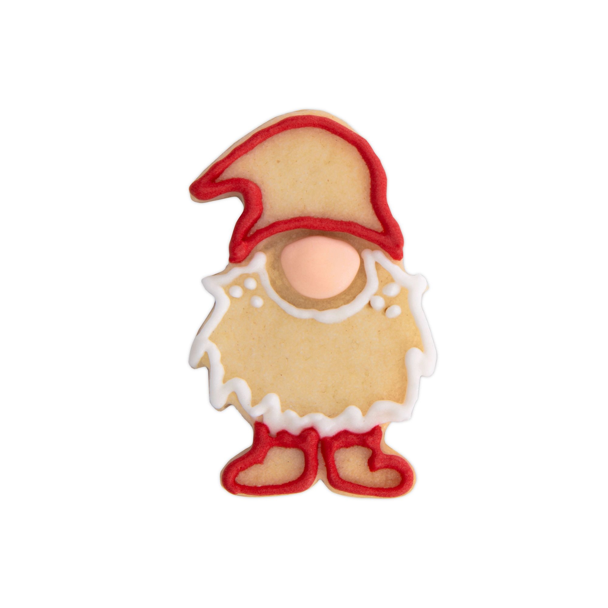Städter - Embossing cookie cutter elf - 6 cm - red