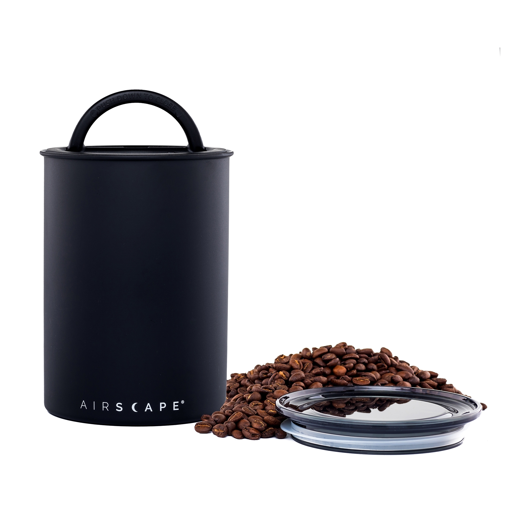 Airscape® - Stainless Steel Aroma Container, medium, matte black