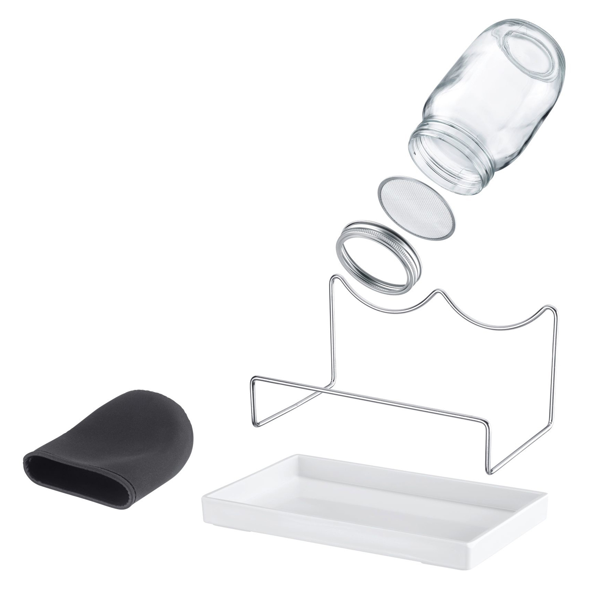 Westmark - Sprouting jar kit, 2 glasses, 950 ml