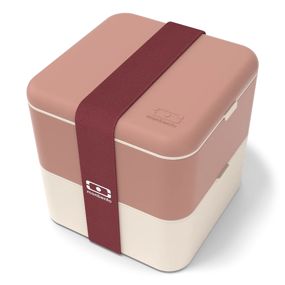 monbento - Square Bento Box pink moka
