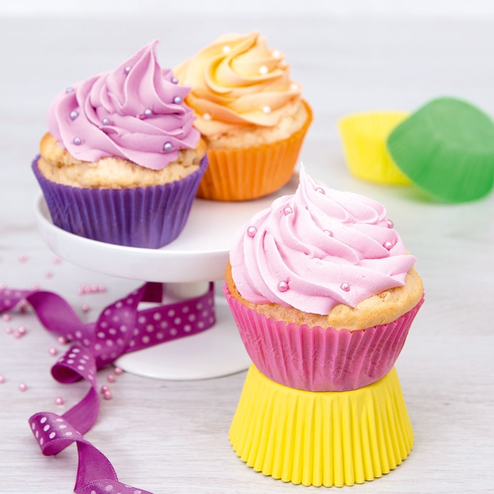 Städter - Paper baking pan - Multicoloured - 100 pieces - different sizes Städter - Paper baking pan - Multicoloured - 100 pieces - different sizes