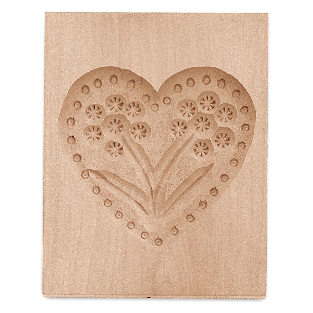 Städter - Wooden mould Heart 9 x 12 cm