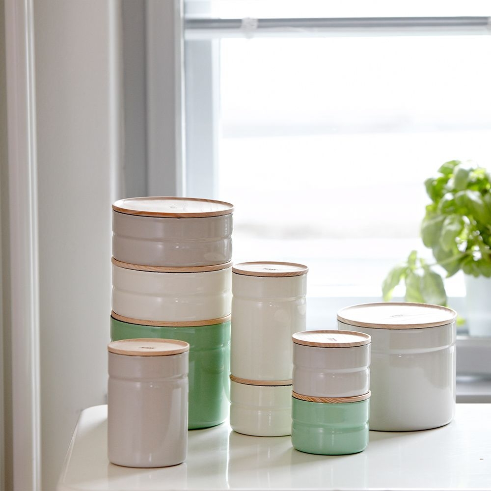 Riess TRUEHOMEWARE - Kitchenmanagement - Enamel storage boxes - 1390 ml