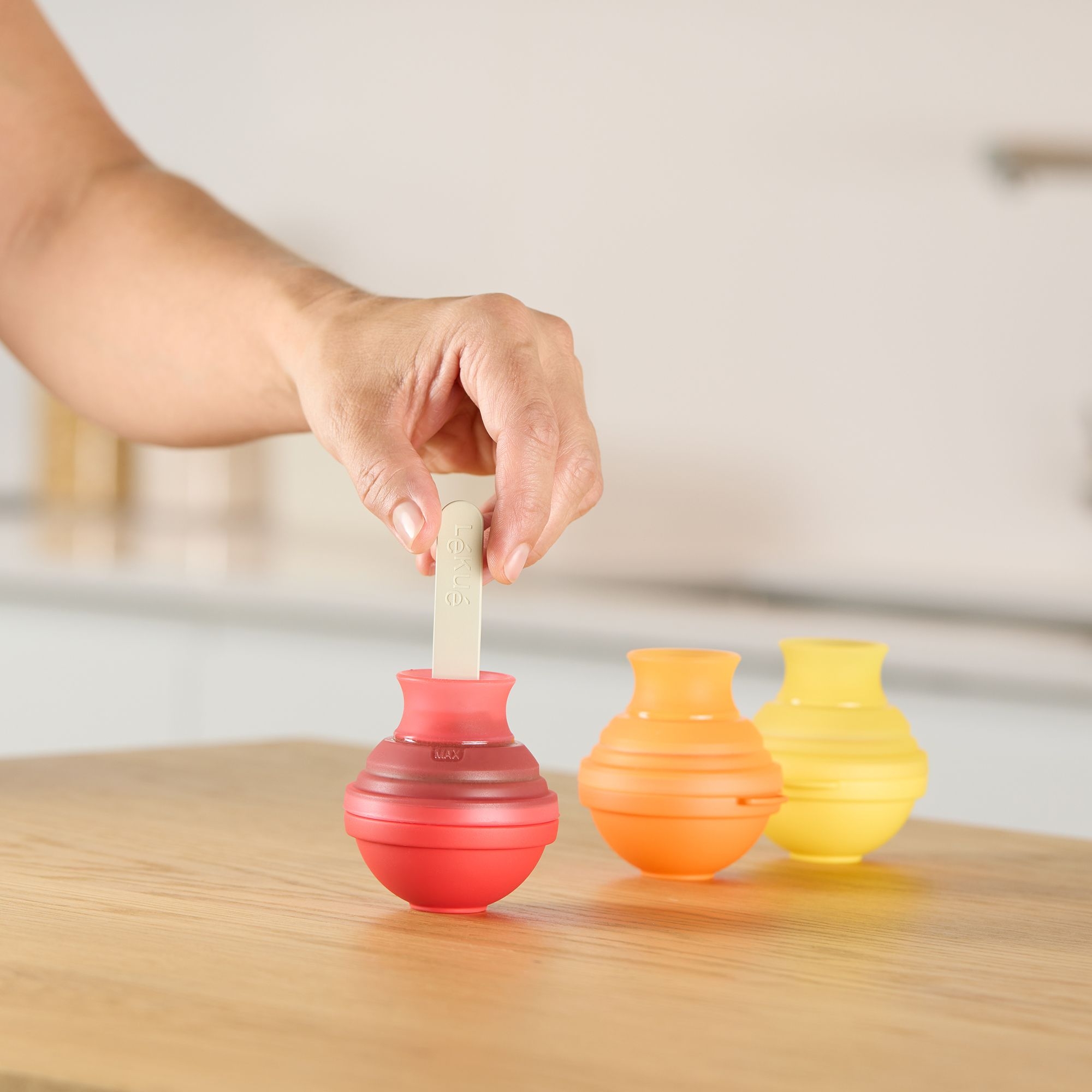 Lékué - Lollipop Ice Lolly Mould, Set of 4