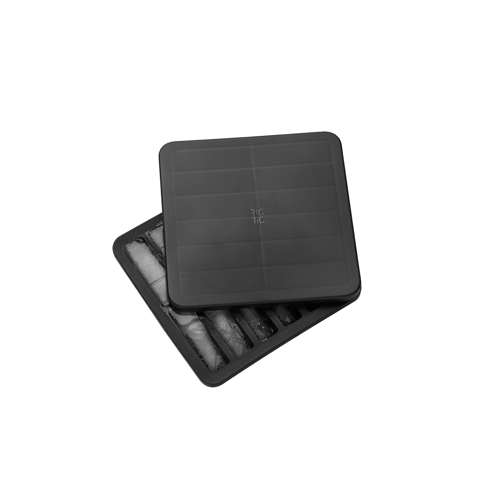 RIG-TIG - Eiswürfelform mit Deckel - FREEZE-IT - schwarz - 2,5 cm