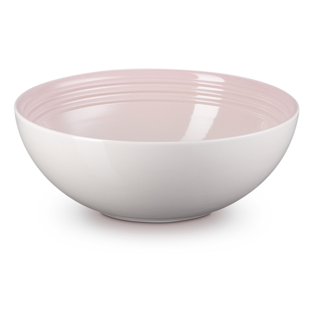 Le Creuset - Stoneware Serving Bowl 24 cm - Le Creuset’s stoneware serving bowl handles a variety of kitchen tasks.