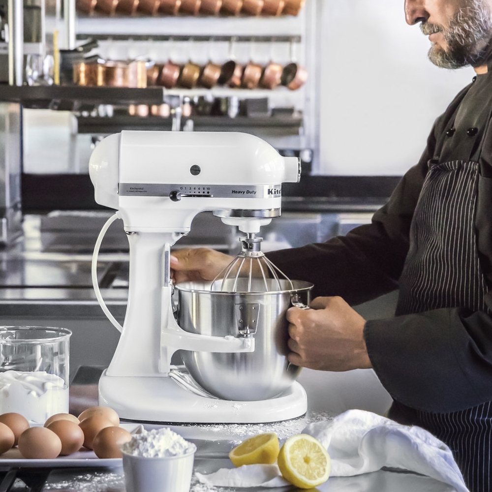 KitchenAid - Küchenmaschine 4,8 L HEAVY DUTY - Weiß KitchenAid - Küchenmaschine 4,8 L HEAVY DUTY - Weiß