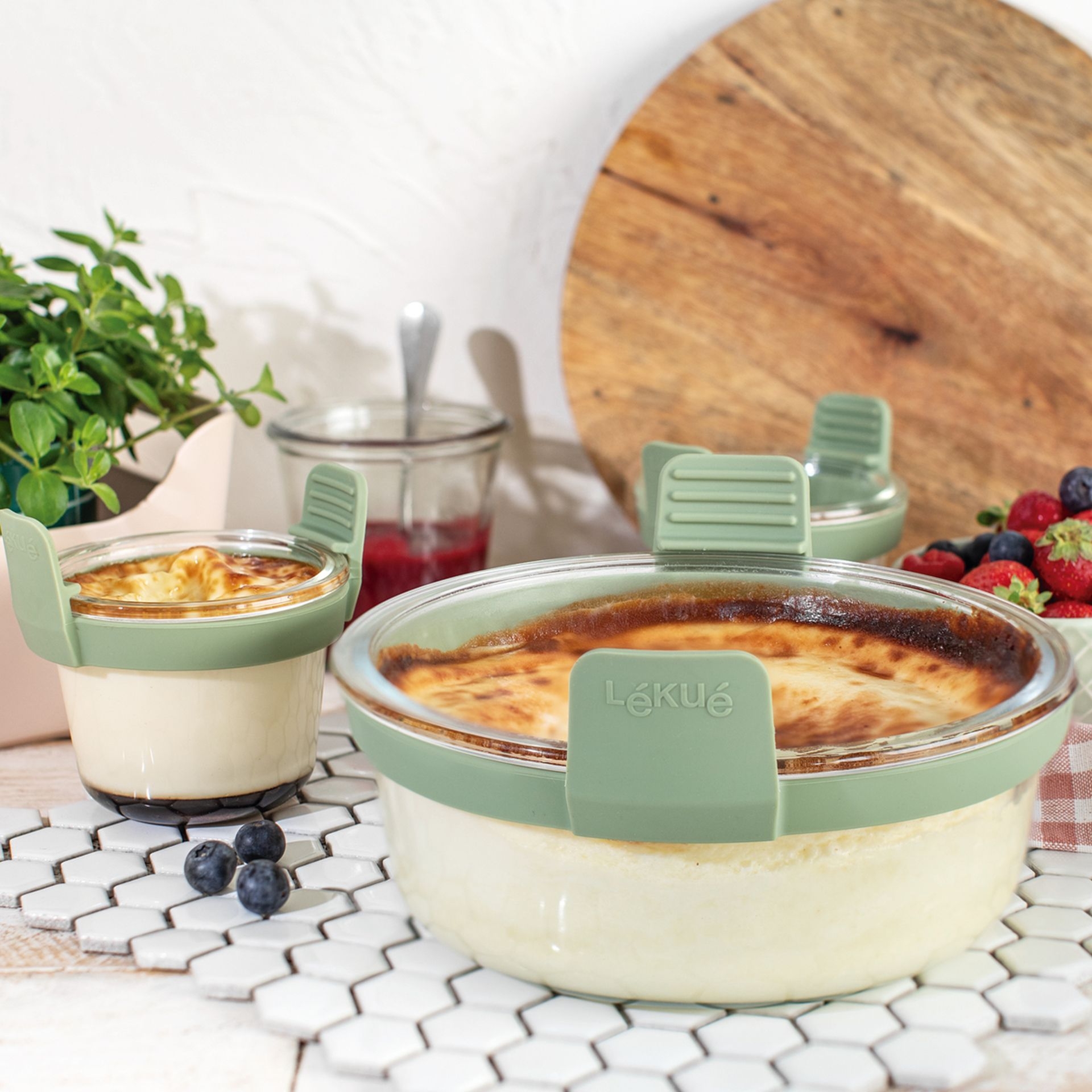 Lékué - Mini glasses for air fryer, set of 4