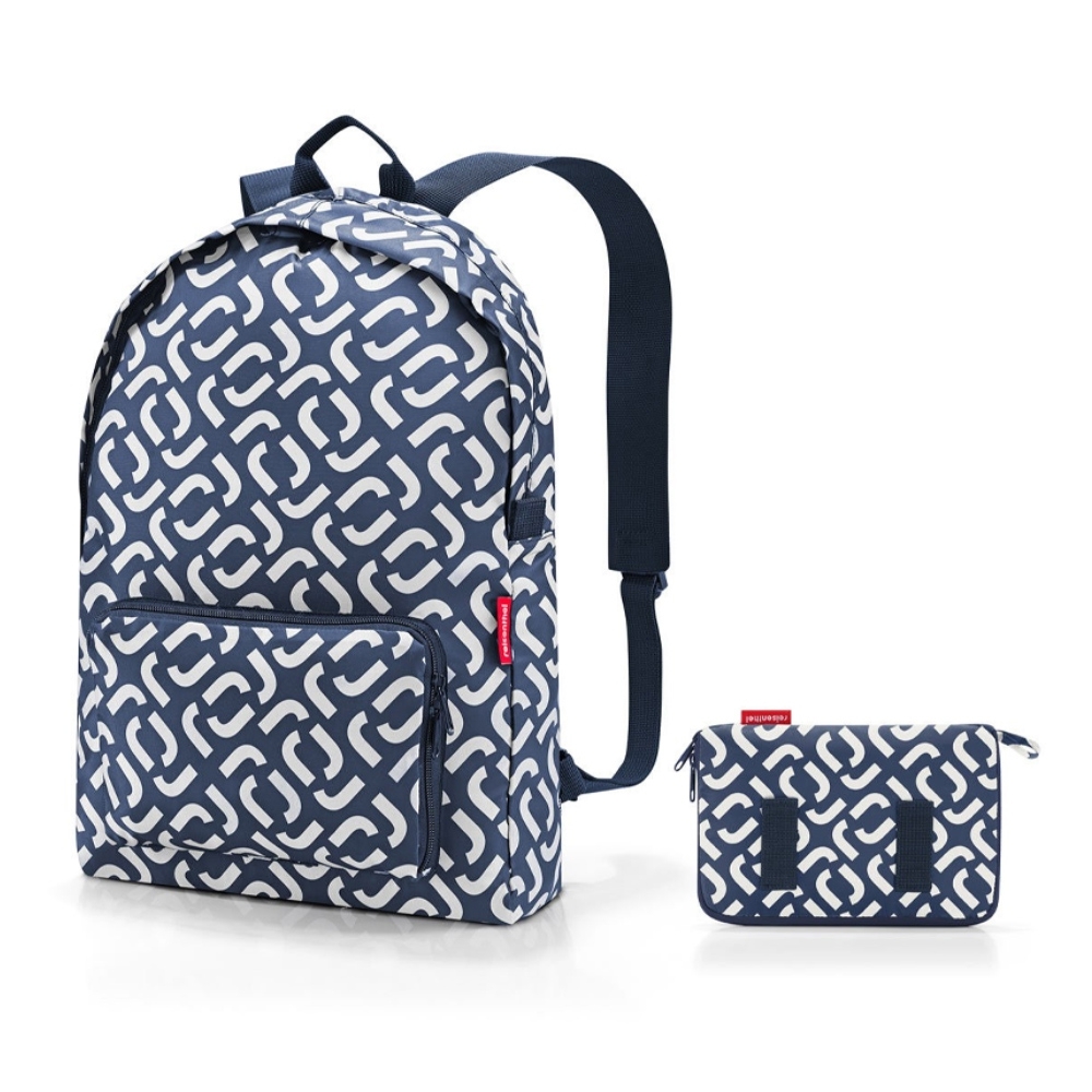 reisenthel - mini maxi rucksack - signature navy reisenthel - mini maxi rucksack - signature navy