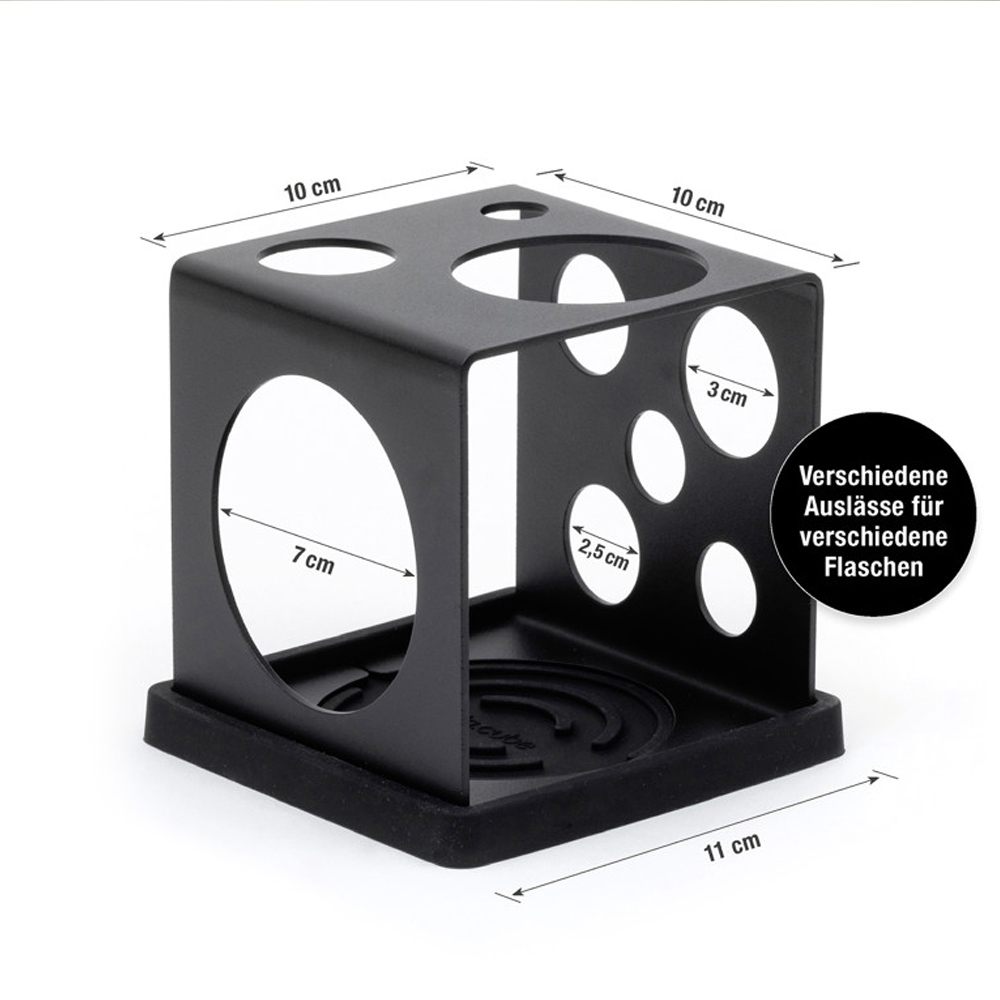 Bainstream - dri.cube Black | Abtropfbehälter