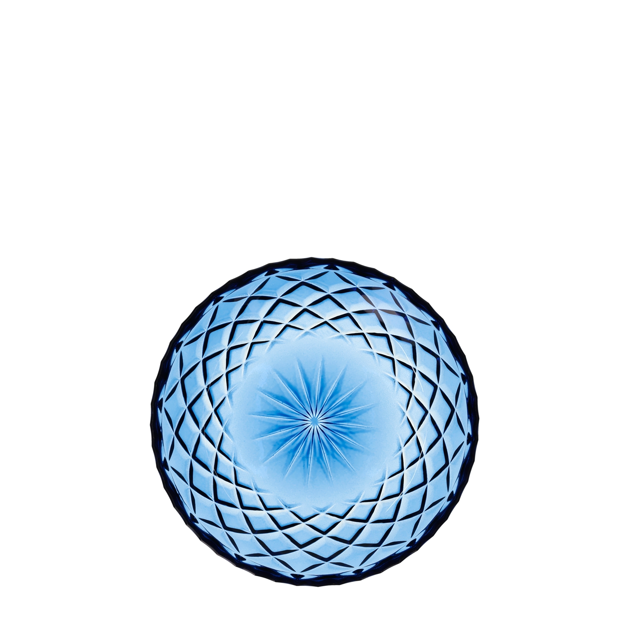 Lyngby Glas -Sorrento - Teller 16 cm - Blau - 4 Stck.