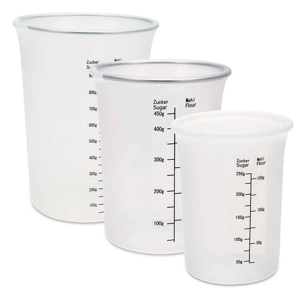 Städter - Measuring cup - transparent - silicone