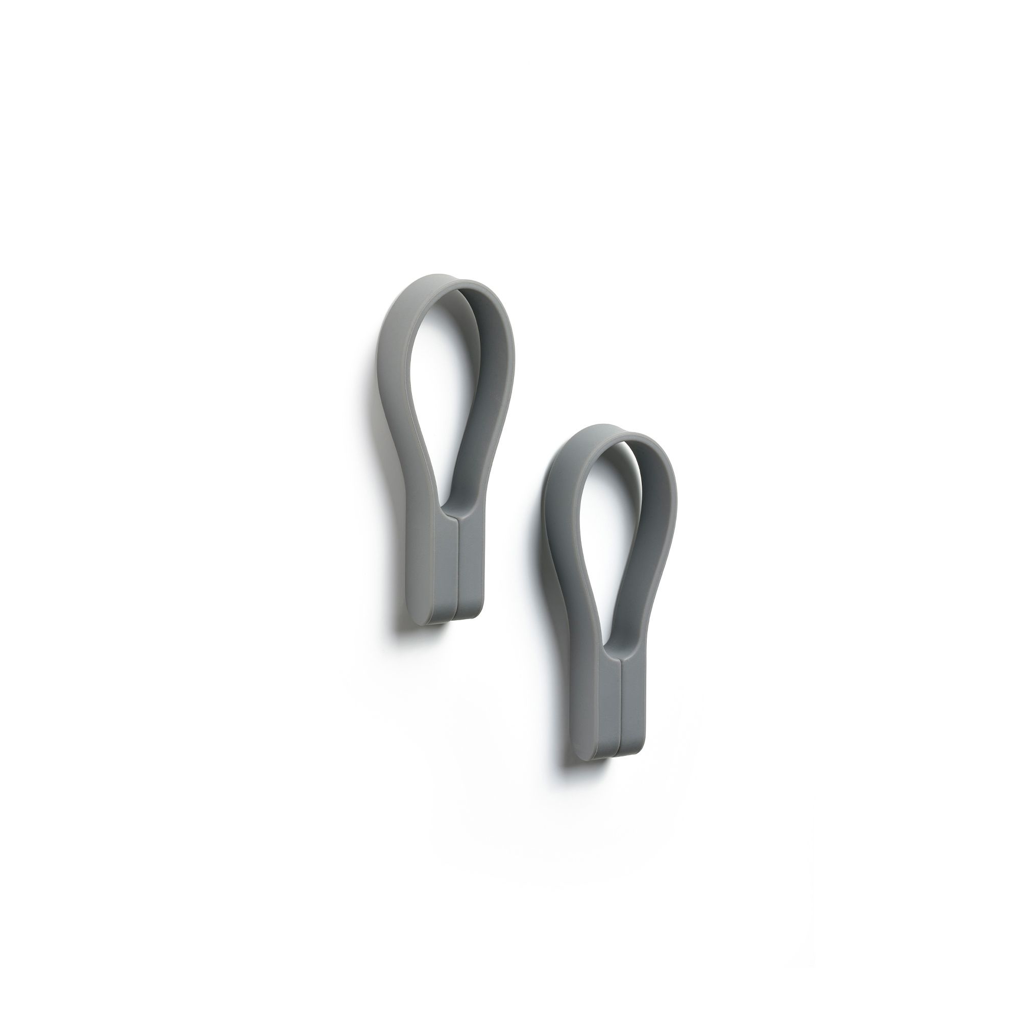 Zone - Loop magnet towel holder 2 pcs. - Grey