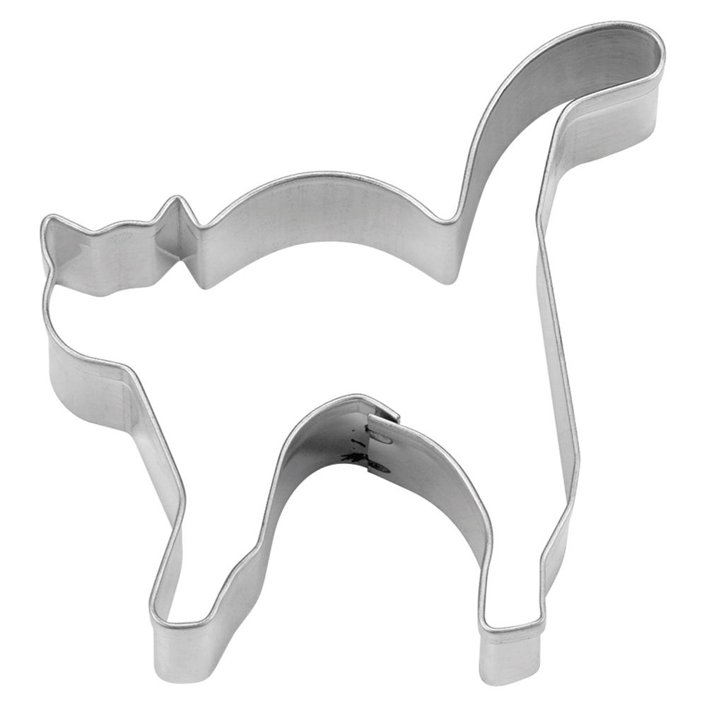 Städter - Cat-shaped cookie cutter with a hump - 8 cm - tinplate