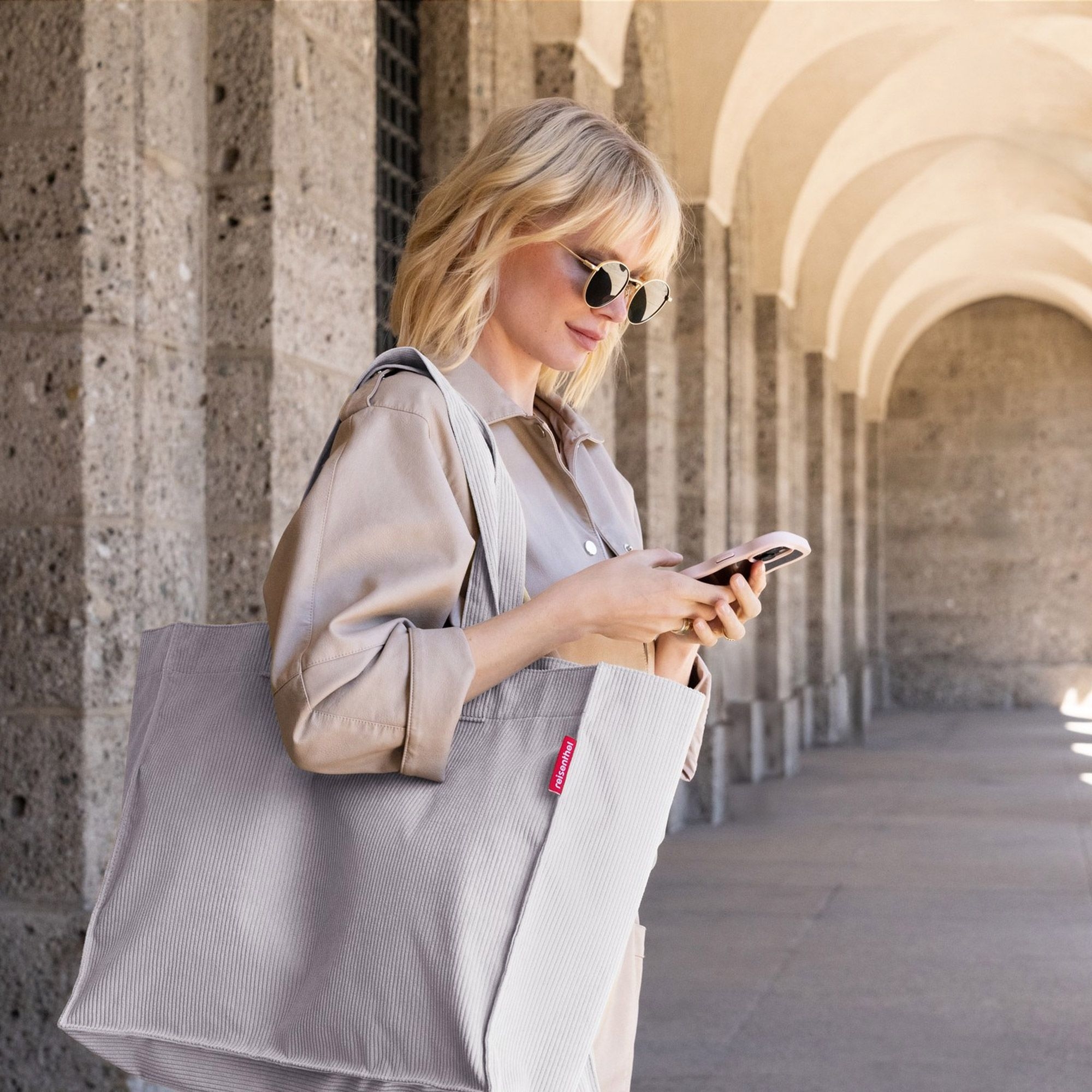 reisenthel - softshopper - cord grey