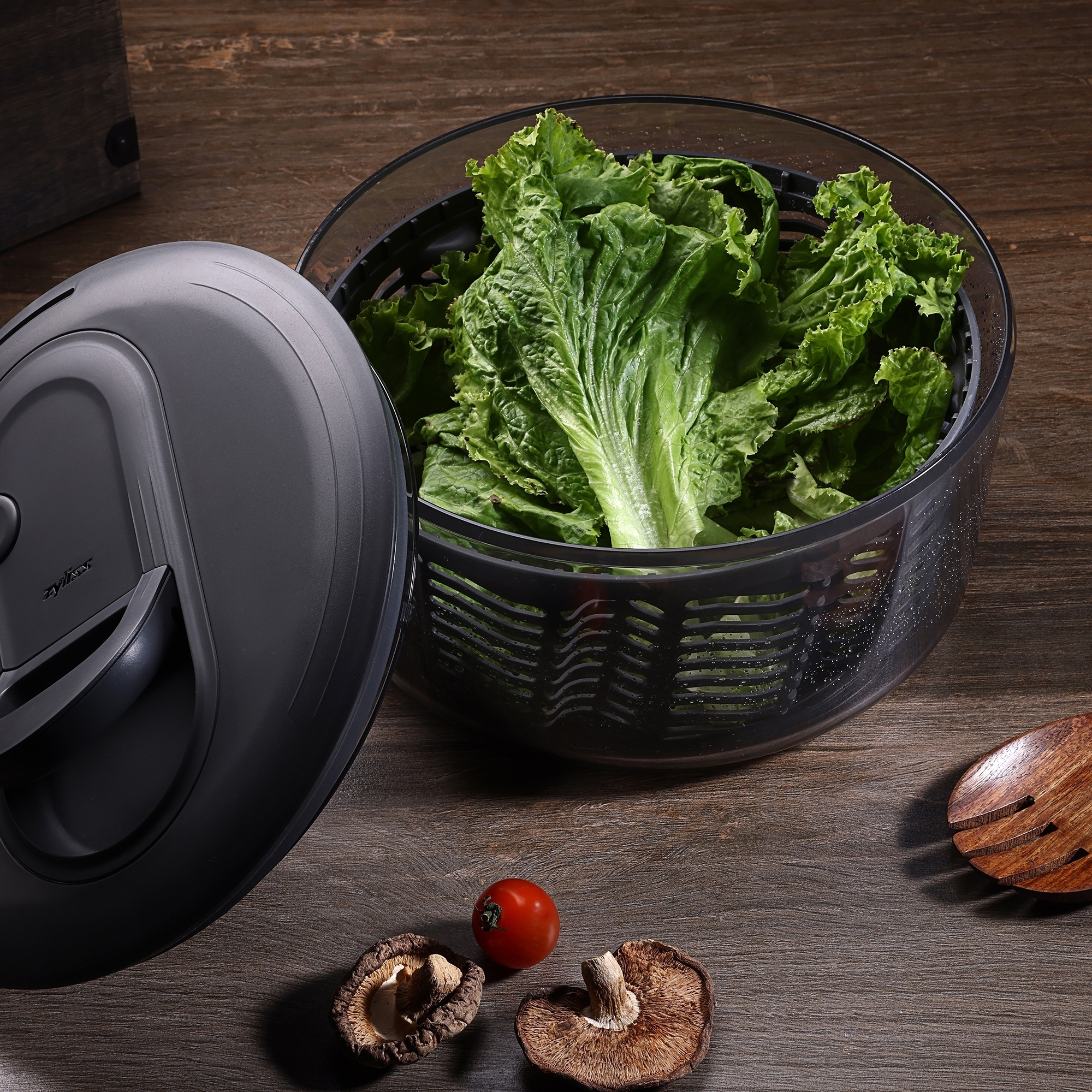 ZYLISS -  Easy Spin Salad Spinner | Plastic