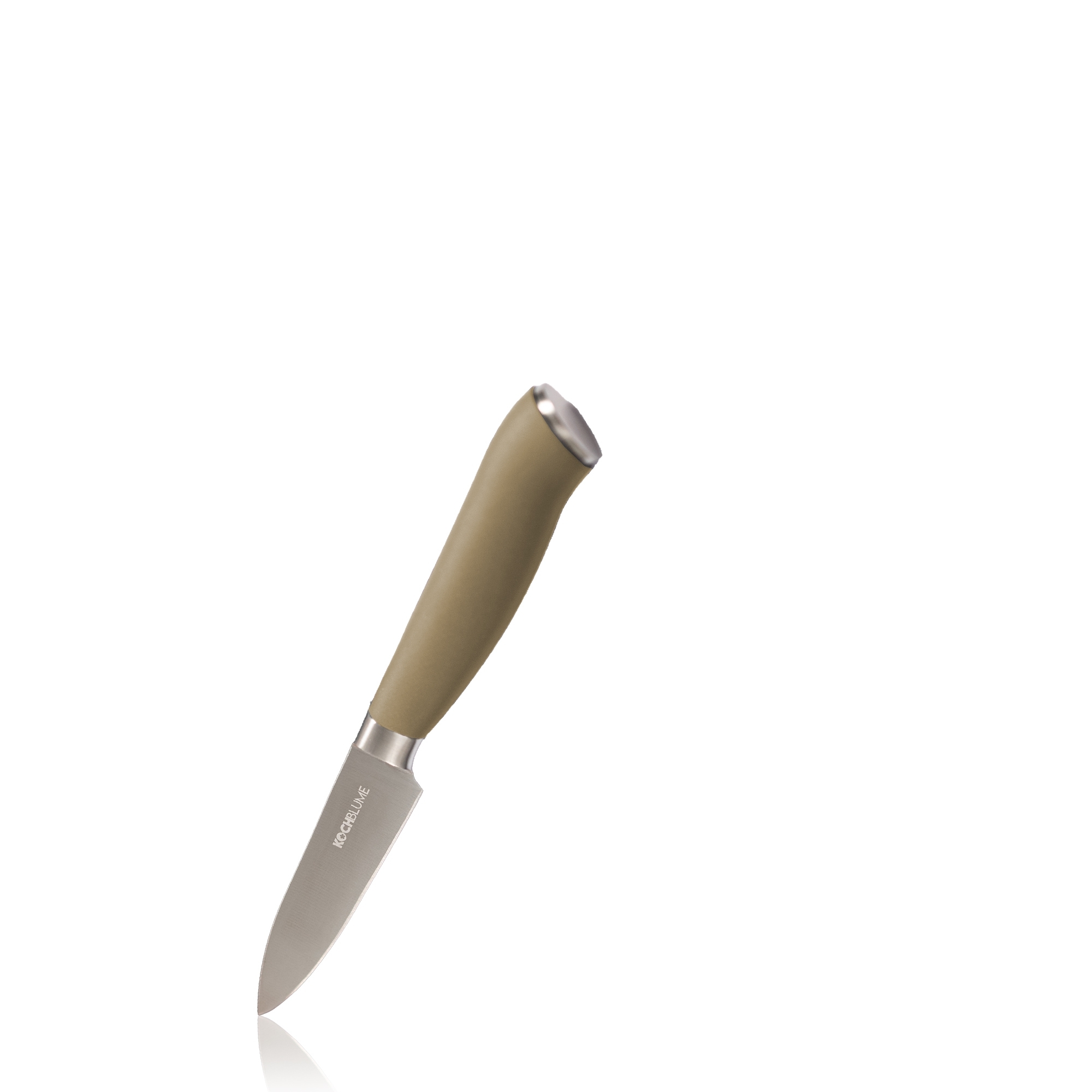 Kochblume - Vegetable knife S, smooth blade, taupe Kochblume - Vegetable knife S, smooth blade, taupe
