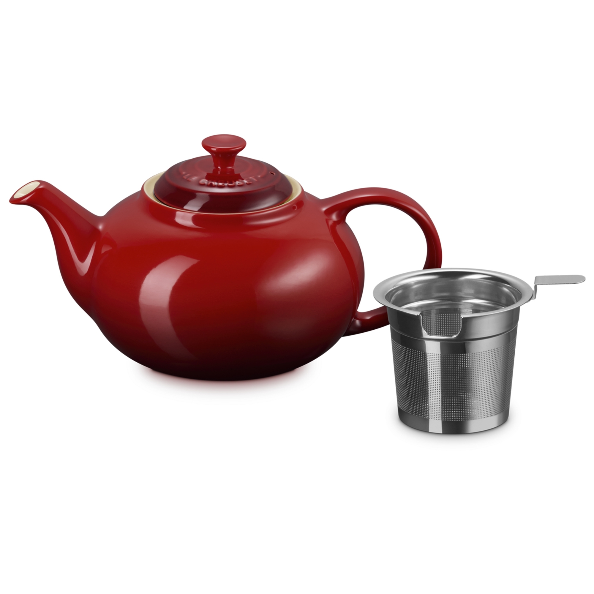 Le Creuset - Teapot with infuser 1.3 litres - Cerise