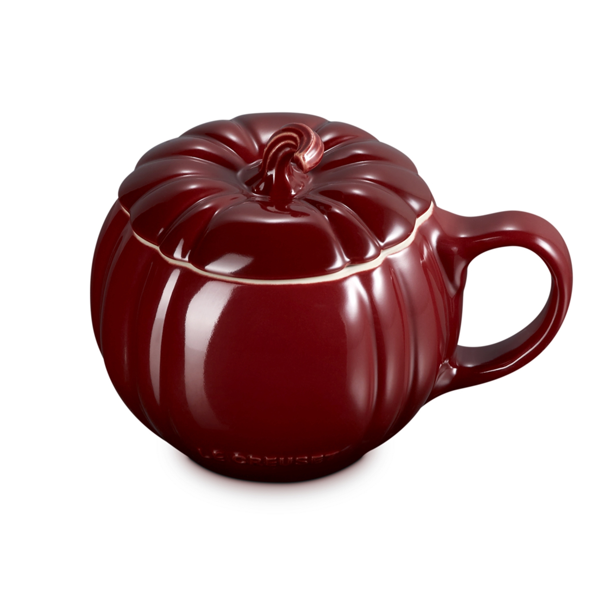 Le Creuset - Pumpkin Mug with lid 400 ml - Garnet