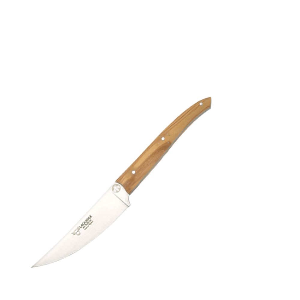 Laguiole - Messerblock + 6 Messer Gourmet Olive