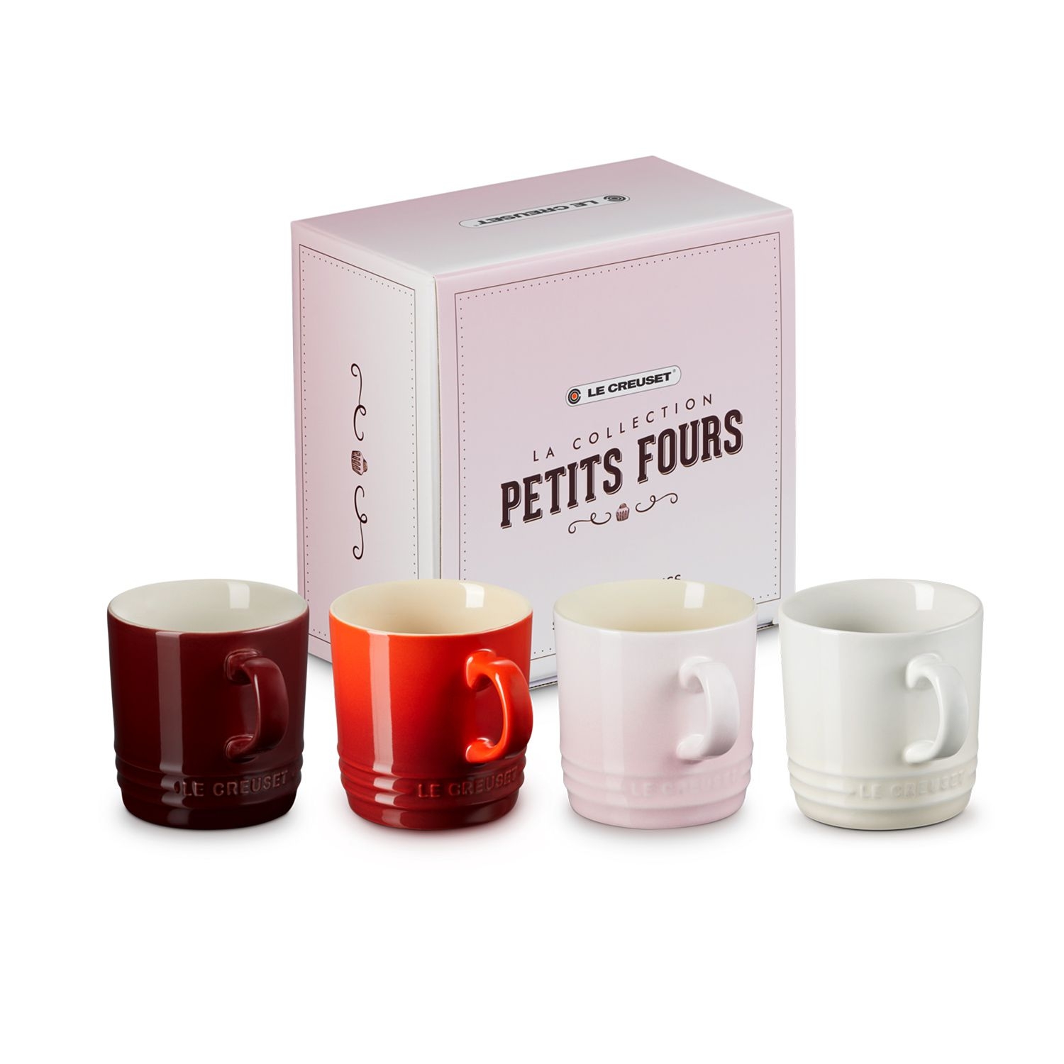 Le Creuset - 4er Set Becher 200 ml - Petits Fours Le Creuset - 4er Set Becher 200 ml - Petits Fours