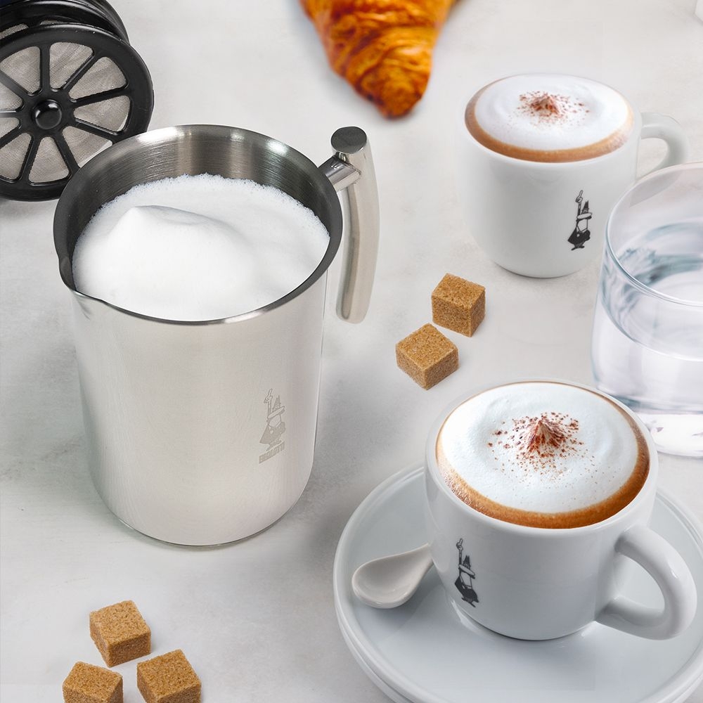Bialetti - Milchaufschäumer Cappuccinatore, Edelstahl induktionsfähig