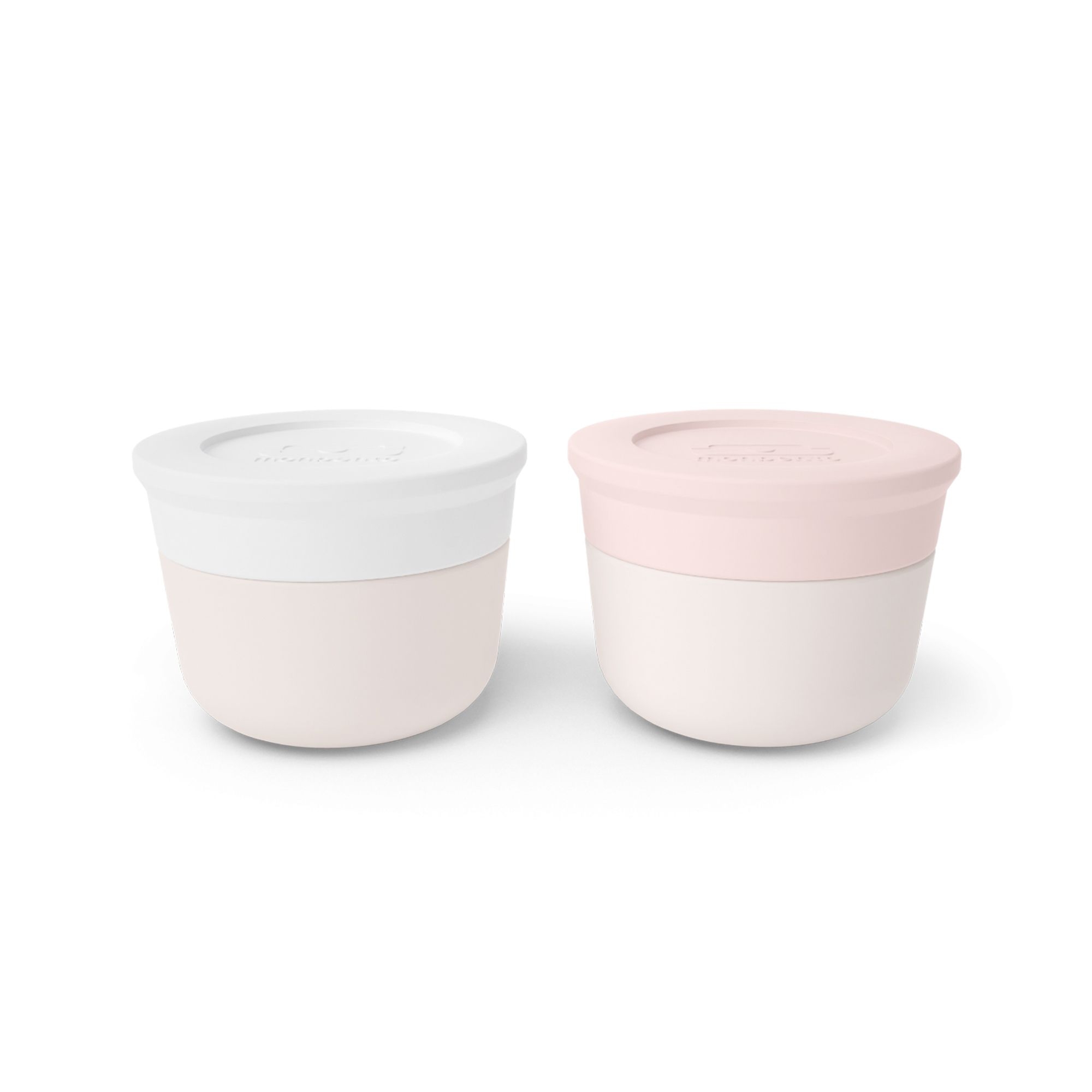 monbento - MB Temple S Natural White/Natural Pink - Sauce jars, 2 pieces monbento - MB Temple S Natural White/Natural Pink - Sauce jars, 2 pieces