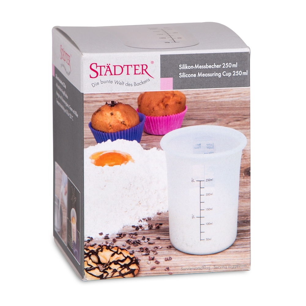 Städter - Messbecher - Transparent - Silikon