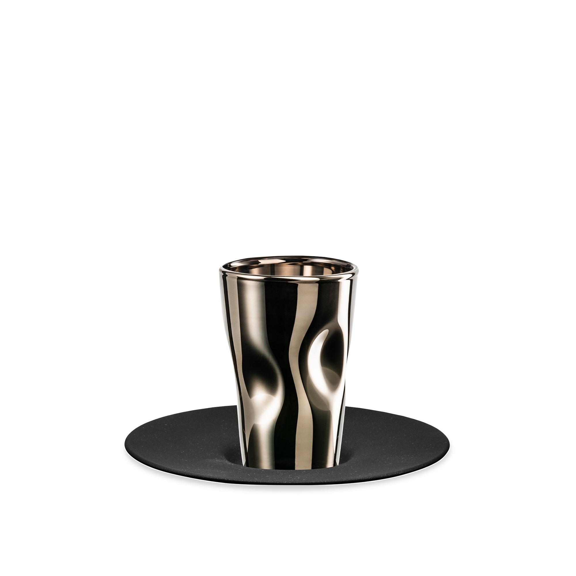 Eisch – Espresso Set UNIK, platinum/black