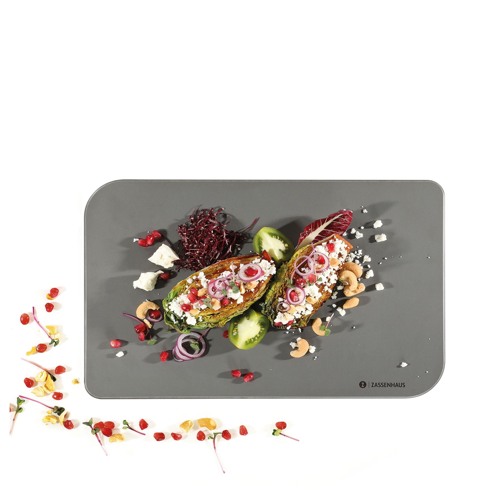 Grey Zassenhaus COMFORT XPLUS cutting board 36 x 23 cm
