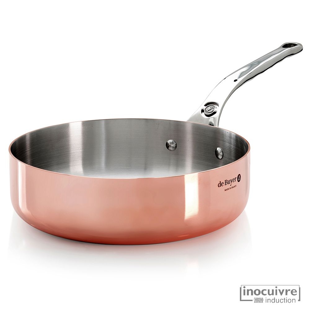 de Buyer - Copper Sauté Pan - Prima Matera de Buyer - Copper Sauté Pan - Prima Matera
