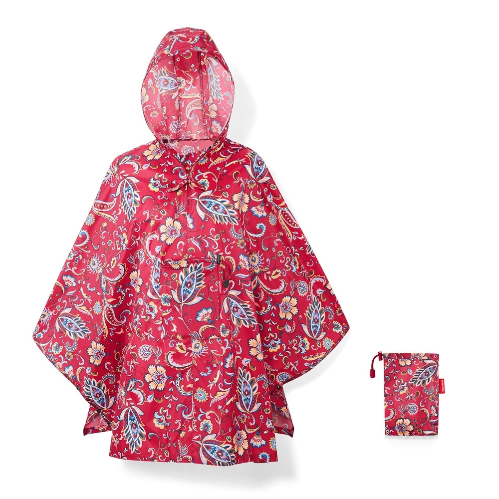 reisenthel - mini maxi poncho - paisley ruby reisenthel - mini maxi poncho - paisley ruby
