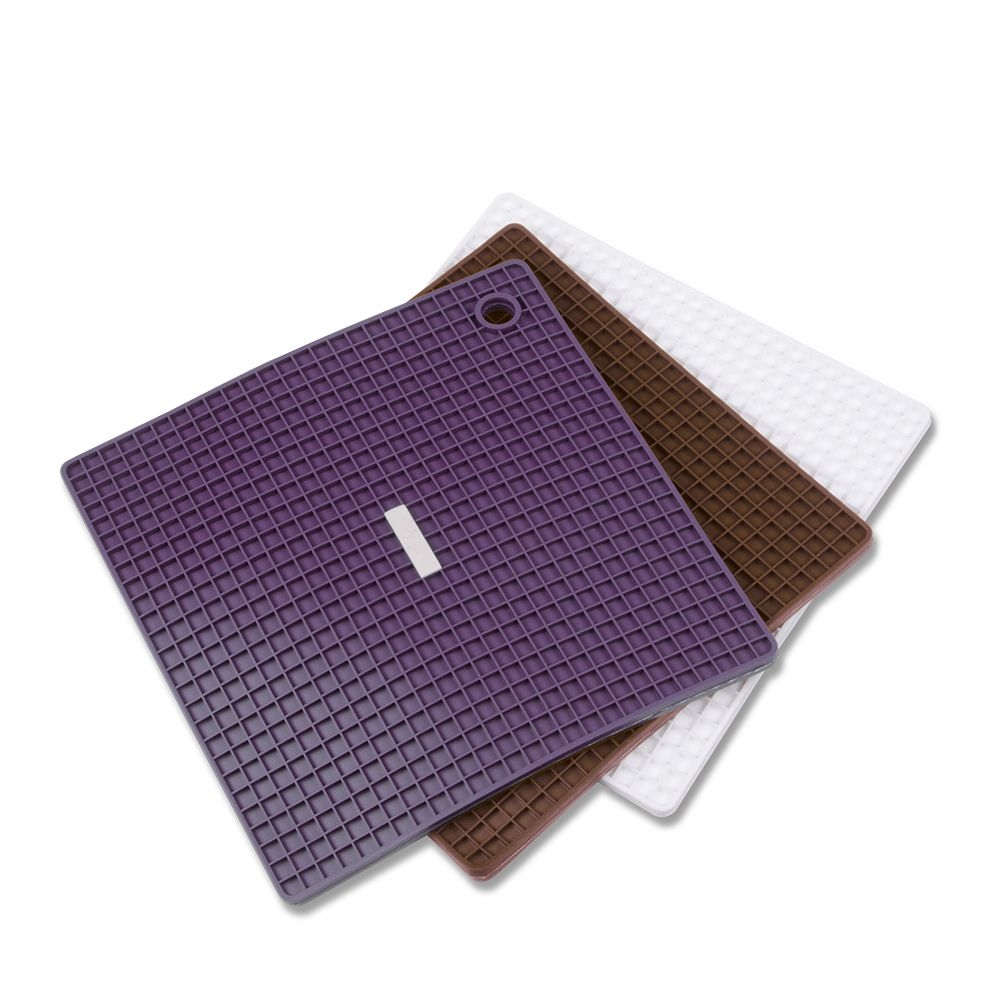 Städter - Pot holder / Mat - 18,5 x 18,5 cm - Silicone - different colors